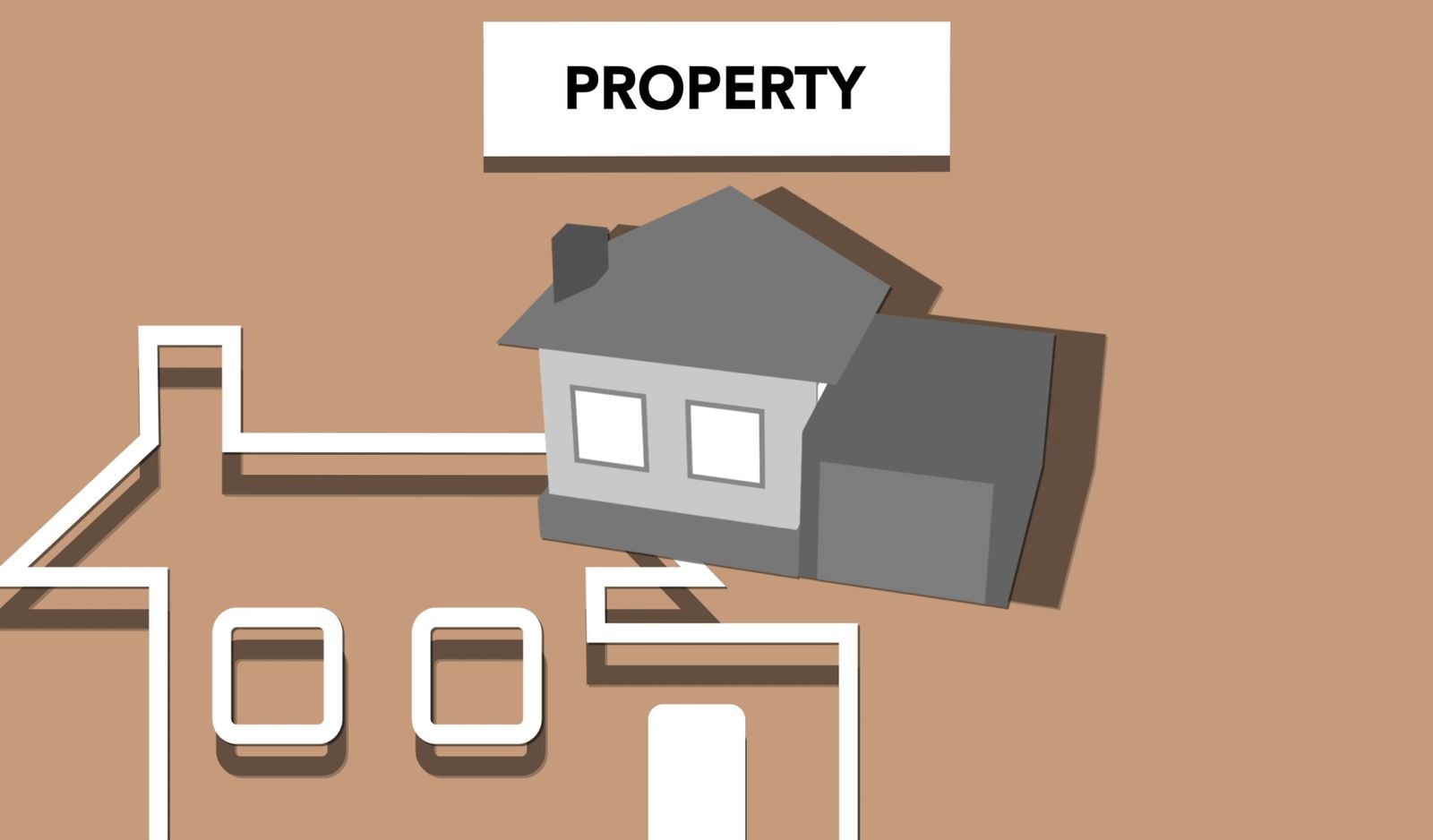 A vector layout with an object outline and fill — an illustration of preparing graphics for print